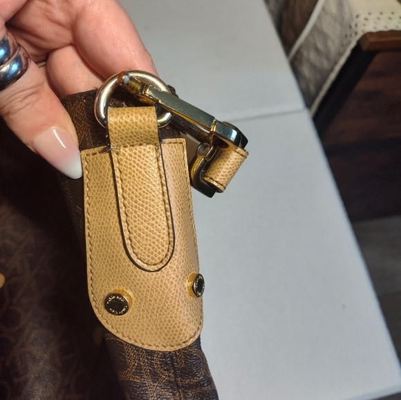 Calvin Klein Dark Brown and Tan Shoulder Bag - Picture 4 of 5